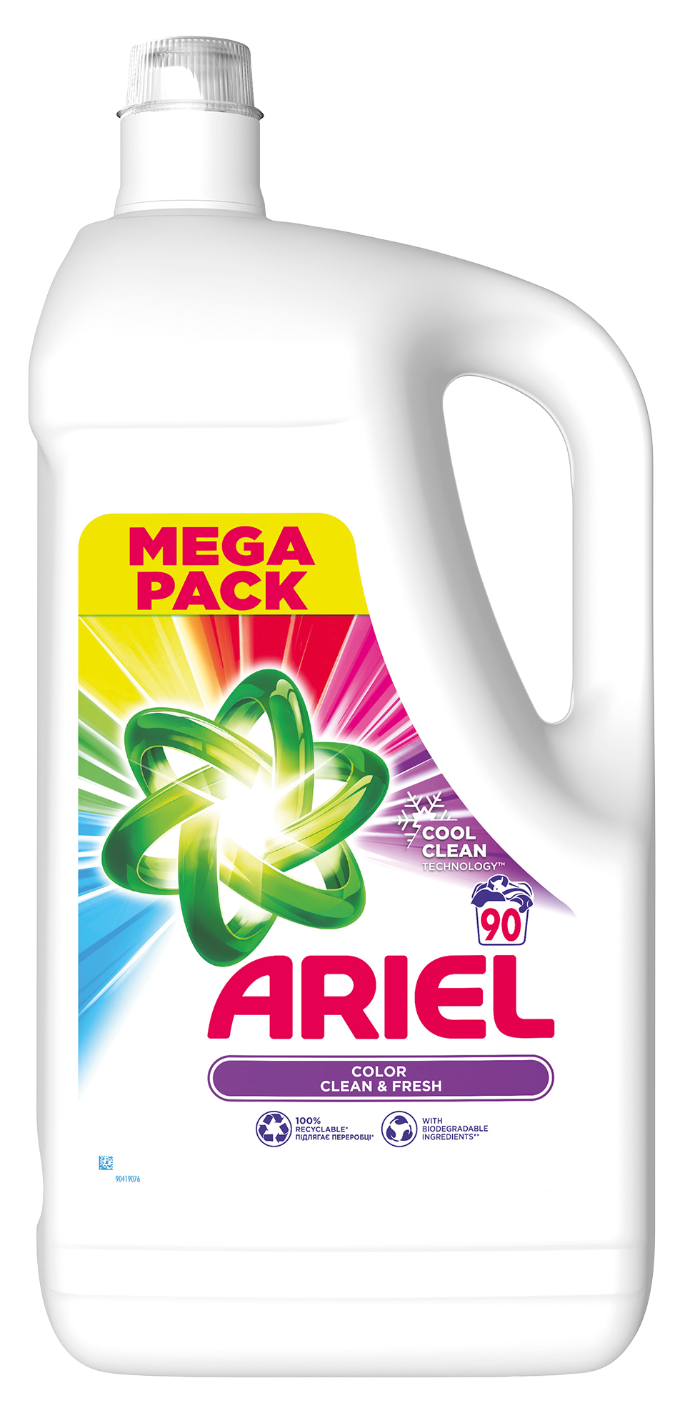 8006540869376 ariel color clean and fresh mega pack 90pd